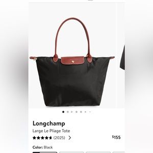 NWOT Longchamp tote